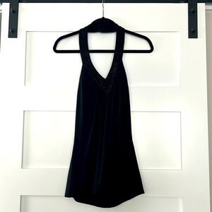 Beaded Neck Halter Top